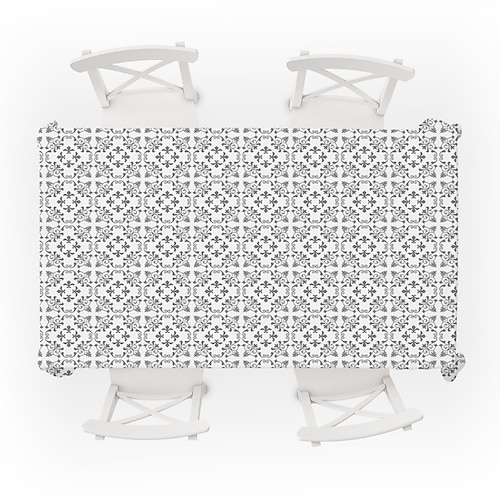 

Rectangle Tablecloth Waterproof Table Covers Halloween Decoration Table Cloth Washable Dust-proof Polyester Table Cloths for Dining Tables & Parties
