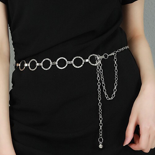 

Women's body chain Contemporary Street Geometry Headwear