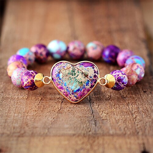 

Mujer Pulseras Estilo Étnico Calle Corazón Pulsera