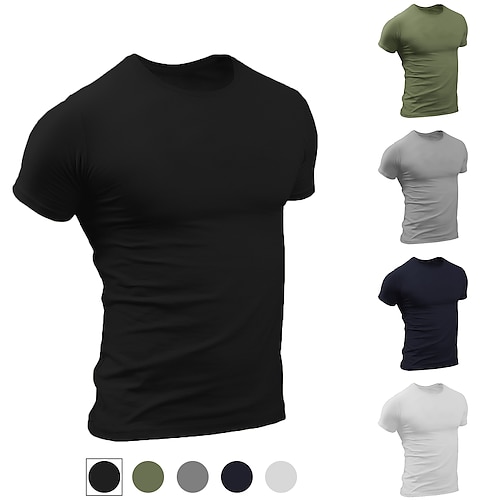 

100% Cotton Series Men's T shirt Tee Hot Stamping Graphic Prints Star Crew Neck Street Daily Print Short Sleeve Tops Designer Casual Big and Tall Sports Summer