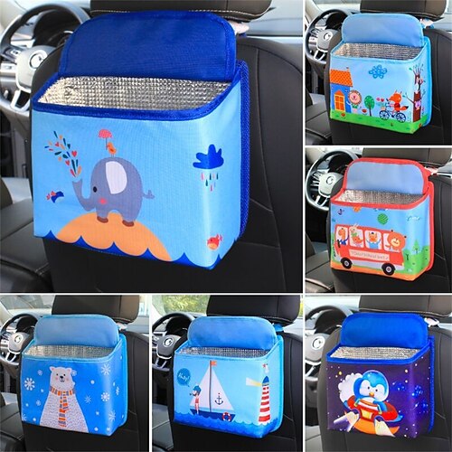 

1pcs Car Backseat Trash Can Keep Car Clean Multi-function Collapsible Oxford Cloth For SUV Truck Van