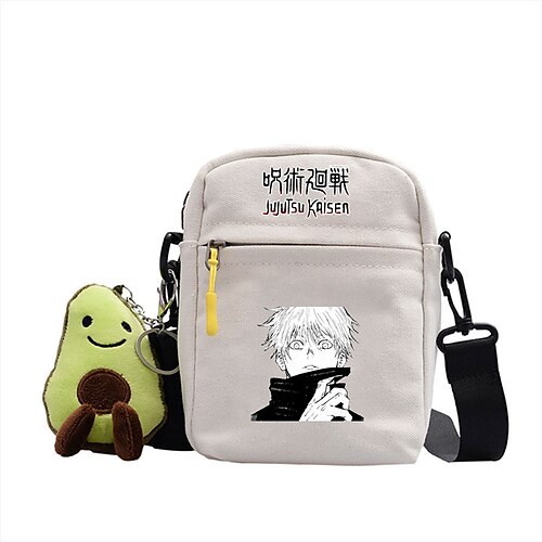 

anime sort retour au petit sac carré environnant nouveau sac à bandoulière mignon couleur simple toile messager petit sac carré