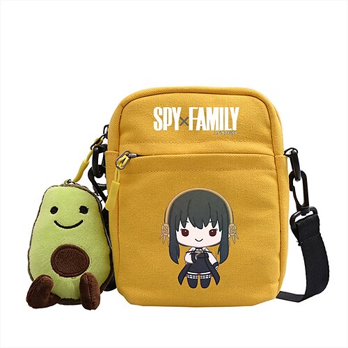 

Spy Play House Spy Family Shoulder Bag Anime Peripheral Diagonal Bag Small Square Bag ShoulderCrossbody Backpack