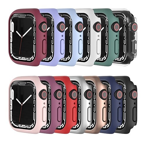 

4 Pack Watch Case Compatible with Apple iWatch Series 7 / SE / 6/5/4/3/2/1 Scratch Resistant Ultra-thin Rugged Hard PC Watch Cover