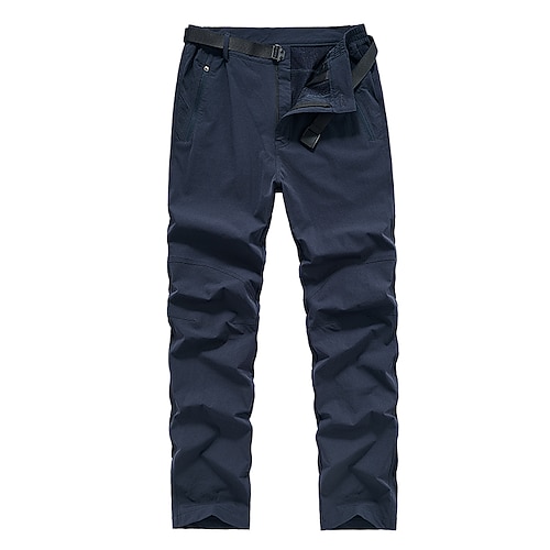

Men's Hiking Pants Trousers Work Pants Military Summer Outdoor Waterproof Windproof Breathable Water Resistant Pants / Trousers Bottoms Zipper Pocket Blue Grey Hunting Fishing Climbing L XL XXL XXXL