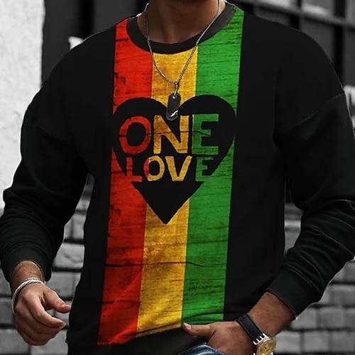 

Men's Unisex Sweatshirt Pullover Black Crew Neck Letter Graphic Prints Print Daily Sports Holiday 3D Print Streetwear Designer Casual Spring & Fall Clothing Apparel Hoodies Sweatshirts Long Sleeve