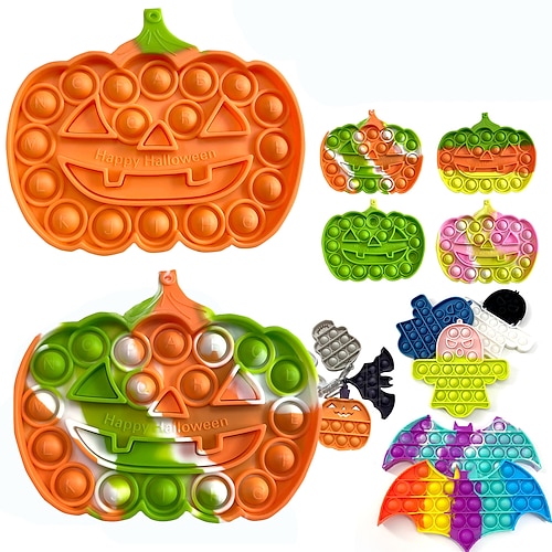 

Halloween Pumpkin Halloween pumpkin toy set Stress-relief pioneer bat toy