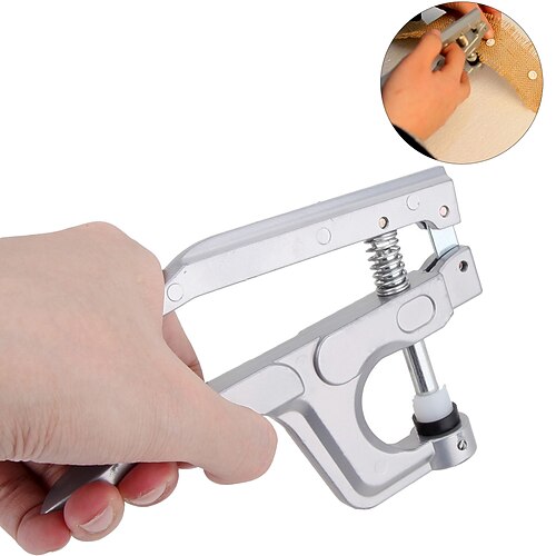 

Four-buttons Hand Pressure Pliers Fastener U Shape Installation Kit Buckle Machine Resin Plastic Snap Button Home Tool with 150pcs Snap Buttons