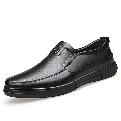 

Homme Mocassins et ChaussonsD6148 Casual Classique du quotidien Bureau et carrière Polyuréthane Noir Marron Printemps Eté