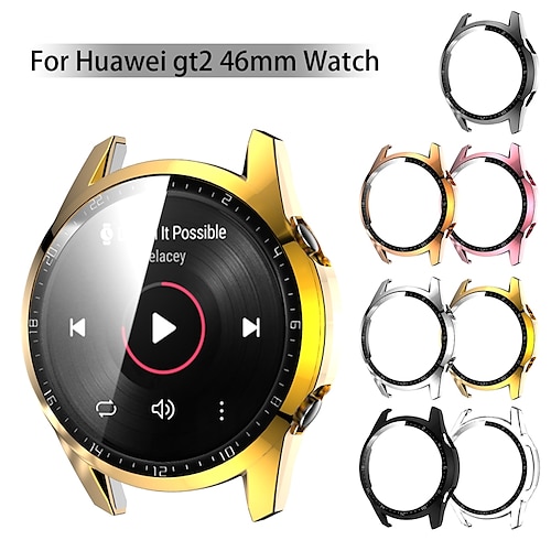 

7 pack Watch Case with Screen Protector Compatible with Huawei Huawei Watch GT 2 46MM Scratch Resistant Ultra-thin Rugged Tempered Glass / PC Watch Cover