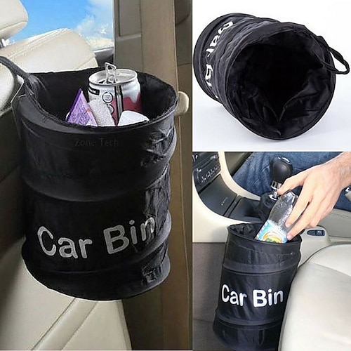 

StarFire Fashion Wastebasket Can Container Car Auto Garbage Bin/Bag Waste Bins Tools Accessories Can Car Trash Can