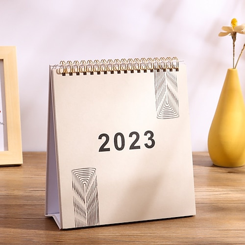 

2023 Wall Calendar Planner Classic Paper Hardcover Portable Classsic Agenda Planner / Pages for School Office Business