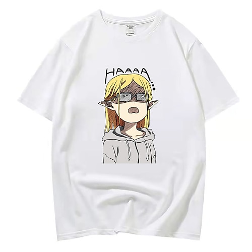 

Inspired by Uncle From Another World Elga T-shirt Anime 100% Polyester Anime Graphic Street Style T-shirt For Men's / Women's / Couple's