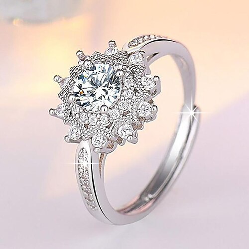 

Adjustable Ring For Women's Formal Wedding Alloy