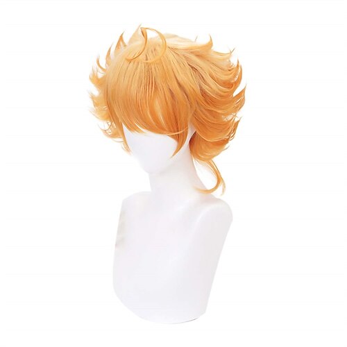 

The Promised Neverland Emma Cosplay Wig Orange Short Costume Hair Wig