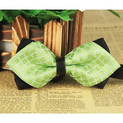 

Men's Bow Tie Wedding Print Plaid Formal Party Evening Birthday Party