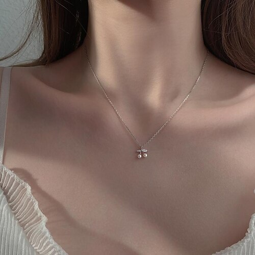 

1PC Necklace For Women's Wedding Sport Gift Alloy Classic Cherry