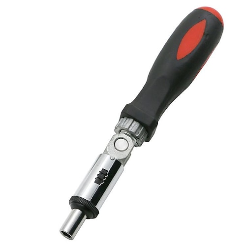 

Multifunctional Ratchet Screwdriver Variable Angle 0-180 Degrees Can Turn Left And Right 1/4 Inch Hexagon Socket