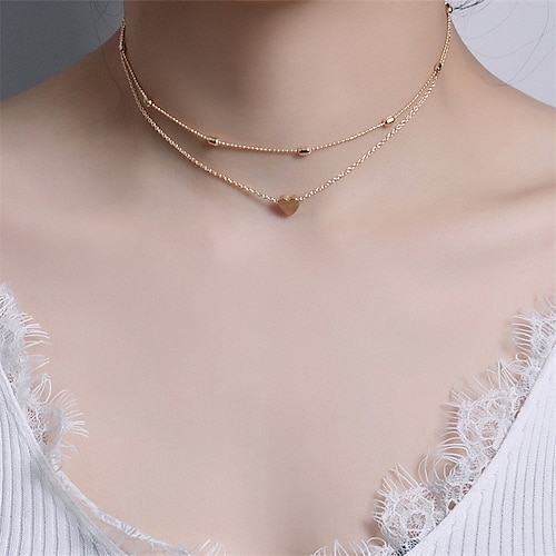 

Women's necklace Fashion Outdoor Heart Necklaces