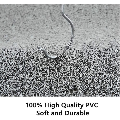  Shower Mat for Inside Shower, Loofah Bath Mat Non Slip Anti Mould Antibacterial Soft PVC Bathtub Mat for Bathroom Wet Shower Areas