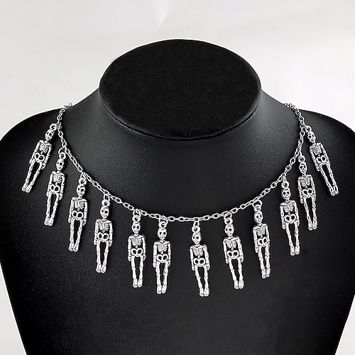 

Women's necklace Chic Modern Halloween Skull Necklaces