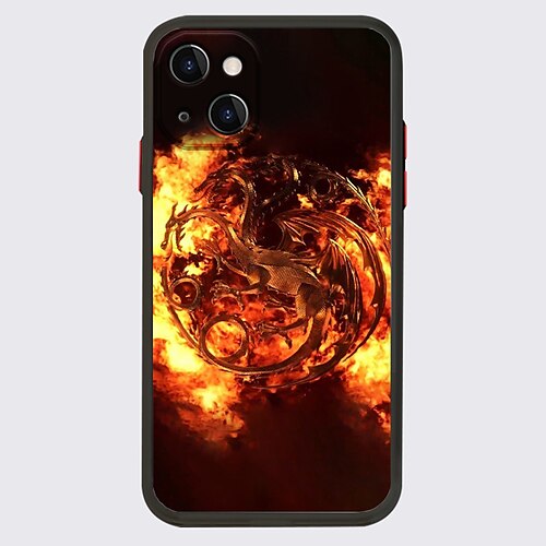 

House of the Dragon Anime Phone Case For Apple iPhone 13 Pro Max 12 11 SE 2022 X XR XS Max 8 7 Unique Design Protective Case Transparent Pattern Dustproof Back Cover TPU