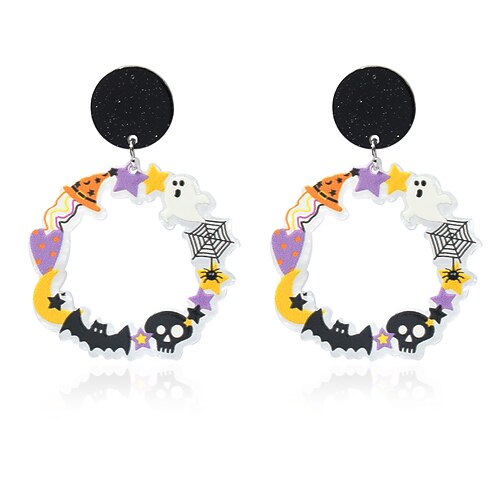 

1 Pair Stud Earrings For Women's Office Party Evening Daily Plastics Classic Fashion