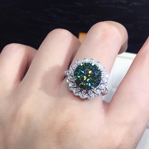 

Ring For Women's Blue Green Wedding Anniversary Party Evening Copper