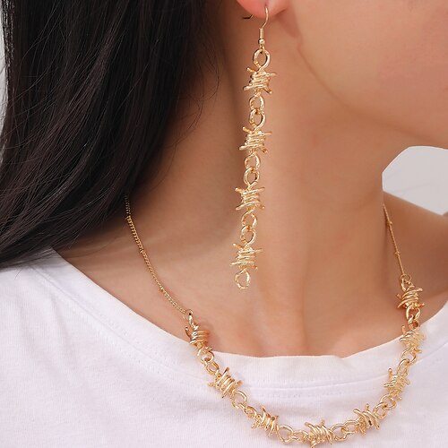 

1 set Jewelry Set For Women's Daily Festival Alloy Geometrical