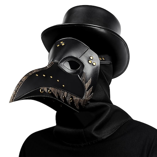 

Plague Doctor Retro Vintage Punk & Gothic Medieval 17th Century Mask Masquerade Men's Women's Costume Vintage Cosplay Party Mask Masquerade
