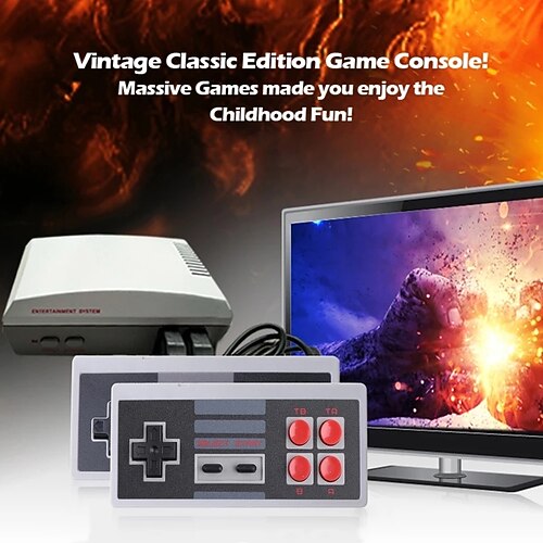 

Handheld Retro Game Console Classic Mini Retro Game Console Game System With Games For Kids, Preloaded Retro Video Game Console, Old School Retro Gaming Console, Plug And Play Video Games For TV