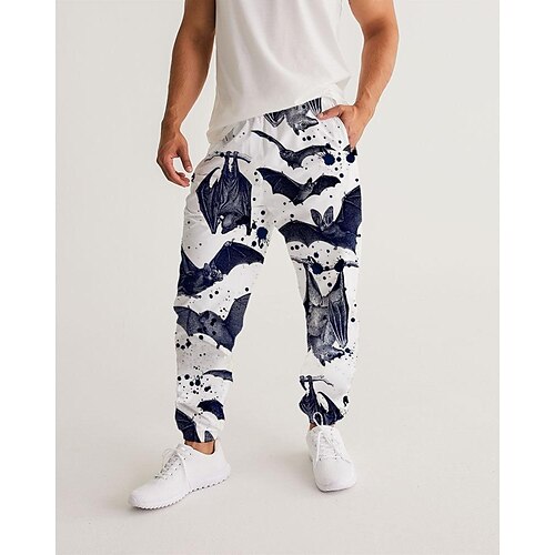 

Men's Sweatpants Joggers Trousers Drawstring Elastic Waist 3D Print Graphic Prints Comfort Breathable Sports Outdoor Casual Daily Streetwear Designer Blue Micro-elastic / Elasticity