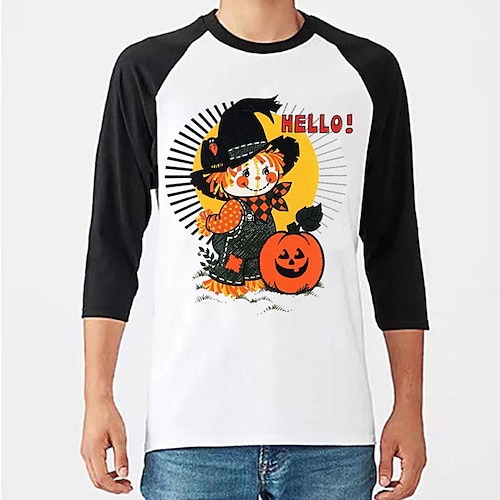 

Inspired by Halloween Pumpkin T-shirt Cartoon Manga Anime Graphic T-shirt For Men's Women's Unisex Adults' 3D Print Polyster