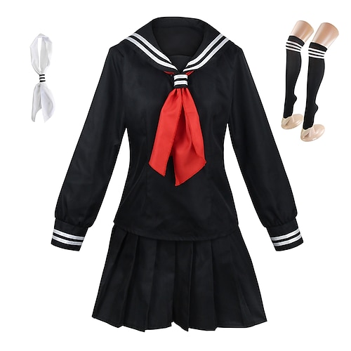 

Inspired by Yandere Simulator Ayano Aishi Anime Cosplay Costumes Japanese Cosplay Suits Top Skirt Collar For Women's / Socks / Socks