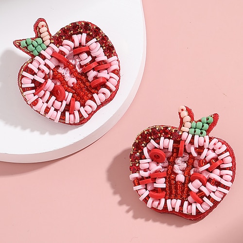 

1 Pair Stud Earrings Earrings For Women's Christmas Party Evening Festival Acrylic Resin Geometrical Holiday Fashion Birthday