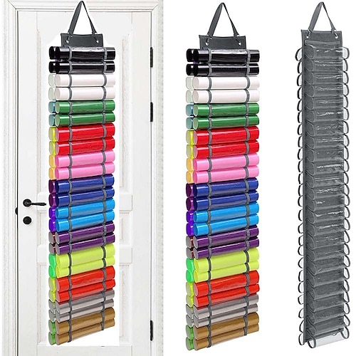 

48 Volumes Grey Storage Hanging Bag Storage Bag Hanging Washable Multi-function Storage Bag