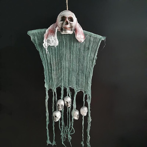 

Skull Hanging Ghost House Bar Horrible Foam Devil Head Pendant Curtain