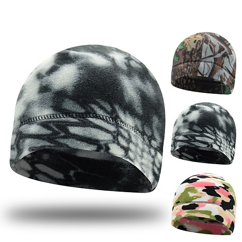 

Running Cap Running Hat Men's Running Cap Camo / Camouflage Thermal Warm Windproof Breathable for Fishing Running Jogging Winter Black Rosy Pink Brown