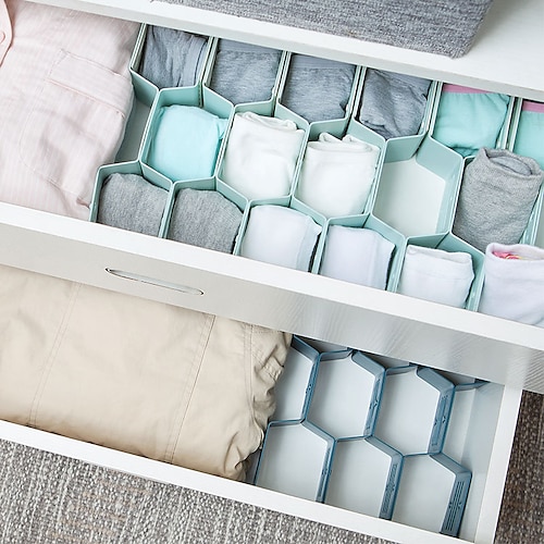 

Combination Drawer Sorting Storage Box Underwear Storage Box Honeycomb Partition Sorting Storage Box