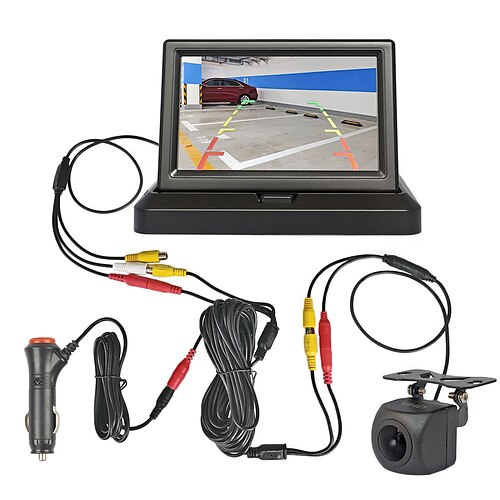 

ksj-500 5 inch LCD Digital Screen 1080p 1/4 inch color CMOS Wired 170 Degree 5 inch Car Rear View Kit LCD Screen / AHD for Car Reversing camera