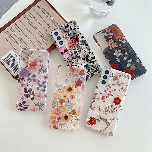 

Phone Case For Samsung Galaxy Back Cover A73 A53 A33 A13 S22 Ultra Plus S21 FE S20 A72 A52 A42 Note 20 Ultra A71 Samsung A13 5G Full Body Protective Dustproof Soft Edges Flower TPU