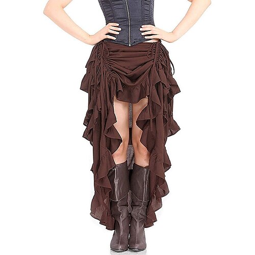 

Corsetto Per donna Sottogonna Slip Sottogonne Graduazione Serata e festa Serata Nero Blu Viola Gotico Traspirante Con cucitura Regolabile Colore puro Autunno Inverno