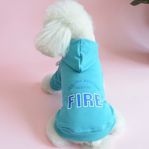 

Autumn And Winter New Dog Hooded Terry Sweater Tide Brand Hooded Teddy Teacup Small Dog Pet Two-legged Clothes