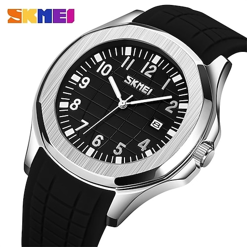 

SKMEI Simple Japan Quartz Movement Wristwatches Man Casual Waterproof Date Sports Watches Clock For Men Male 9286