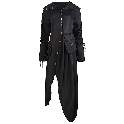 

Plague Doctor Retro Vintage Punk Gothic Medieval 17th Century Masquerade Women's Costume Vintage Cosplay Performance Coat Halloween