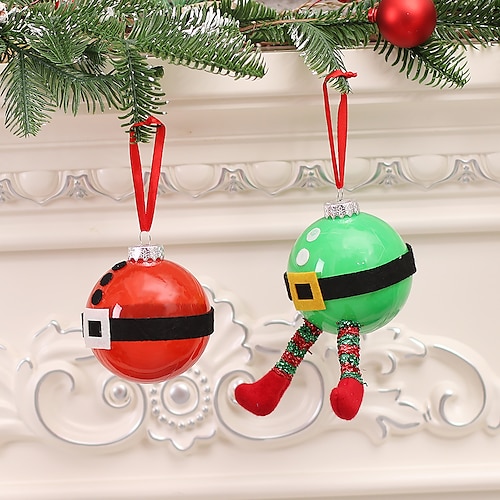 

Christmas Decorations Creative Diy Transparent Ball Unicorn Santa Claus Elf Cartoon Christmas Ball