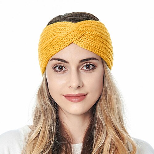 

Women's Casual Home Pure Color Headwear