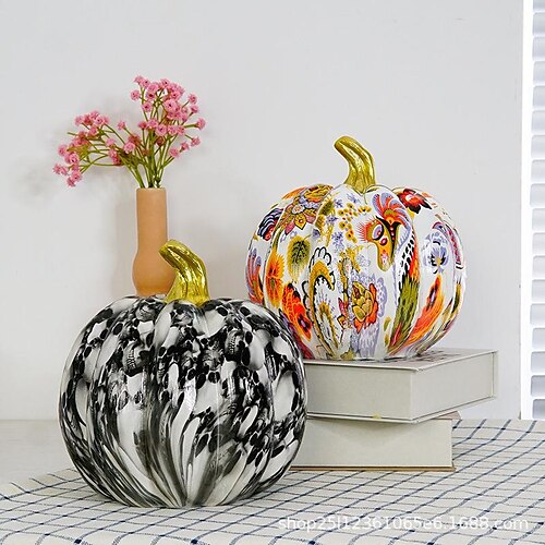 

Pumpkin Home Living Room Porch exhibition hall creative resin ornaments