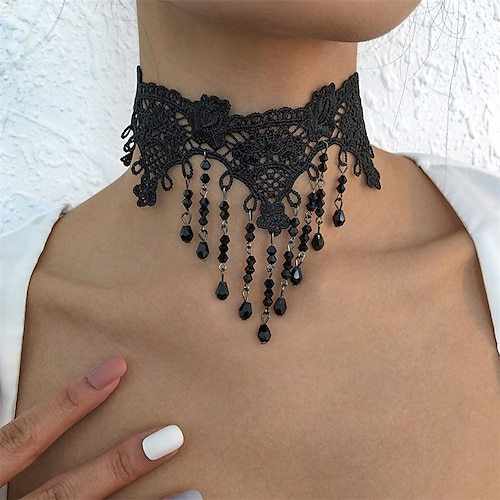 

Women's necklace Elegant Halloween Pure Color Necklaces