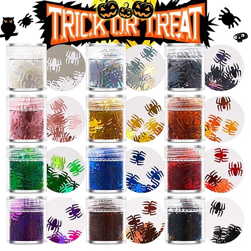 

10mm Spider Web Manicure Sequins Glitter Glitter Million Christmas Beads Nail Polish Drip Glue Jewelry